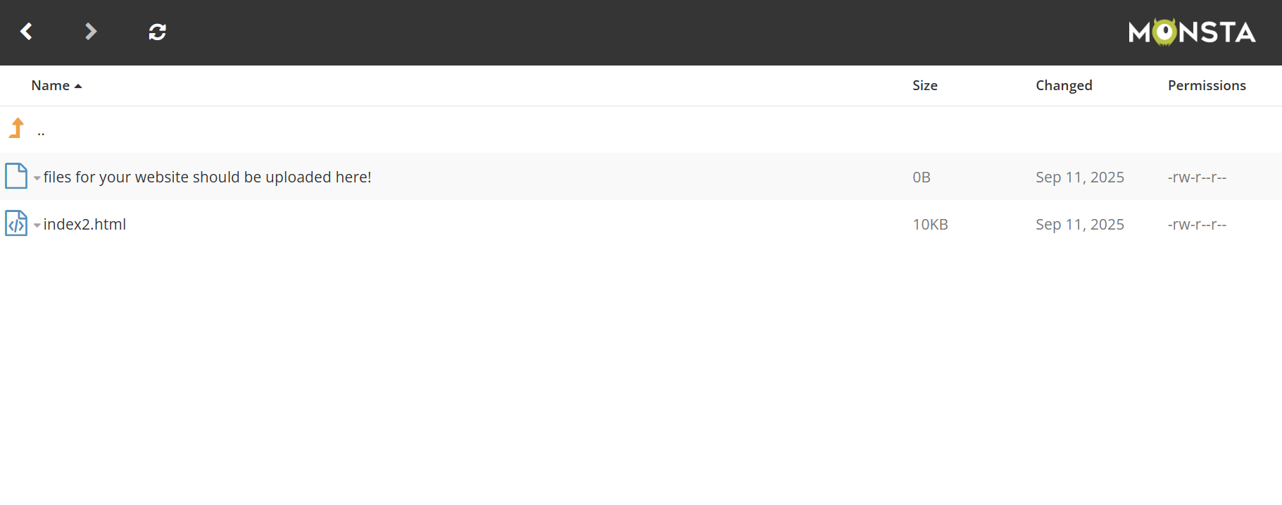 cpanel root location infinityfree