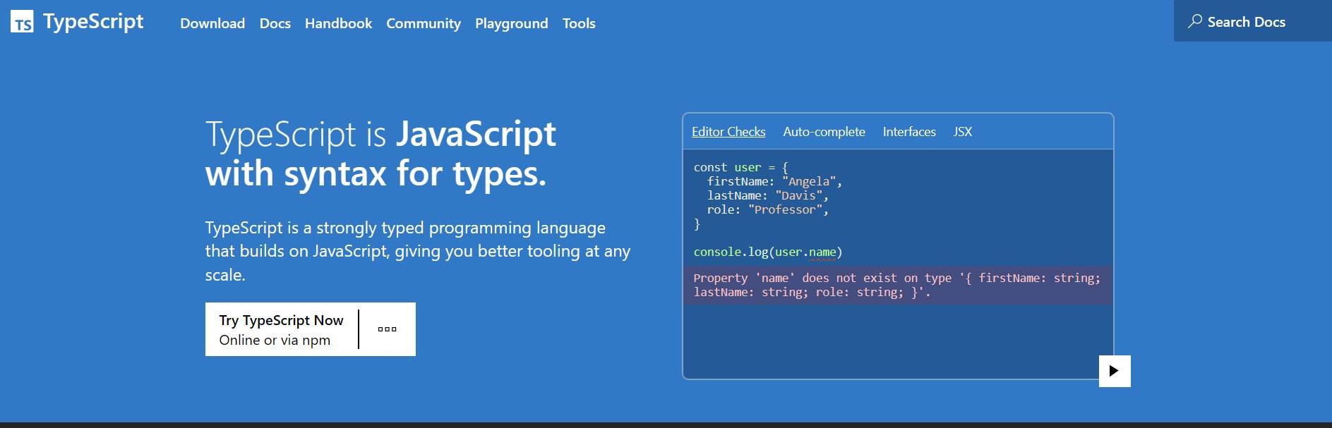 typescript